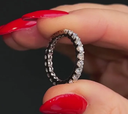 LD066-YG or LD066-P  Full U-Prong Eternity Band – 1.40ct