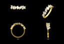 LD007-YG or LD007-P  Chaos Band – 1.20ct
