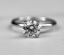 LD118-P Classic Round Solitaire – Hand picked 1ct+, 6.3mm D/E colour and VVS clarity in Platinum  (Mount)    