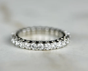 LD066-YG or LD066-P  Full U-Prong Eternity Band – 1.40ct