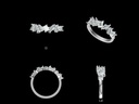 LD007-YG or LD007-P  Chaos Band – 1.20ct