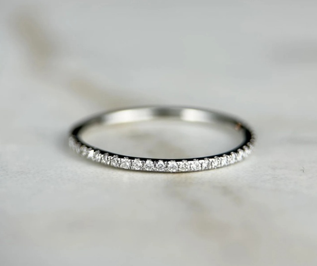 LD001-YG or LD001-P  Eternity Band – 0.17ct