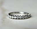 LD099-YG or LD099-P Defined Diamond Band 